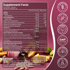 Nattokinase Supplement 12,000 FU - Systemic Enzymes Complex with Serrapeptase, Lumbrokinase & CoQ10 - Supports Cardiovascular Health, Blood Flow & Circulation - 120 Non-GMO Vegetarian Capsules