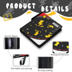 Trading Card Binder 9 Pocket,Card Binder 900 Pockets,Card Book Holder Cards with 50 Removable Sleeves,3-Ring Zip Design MTG/TCG/Sport Collectible Trading Card Albums Gifts for Boys and Girls (Black)