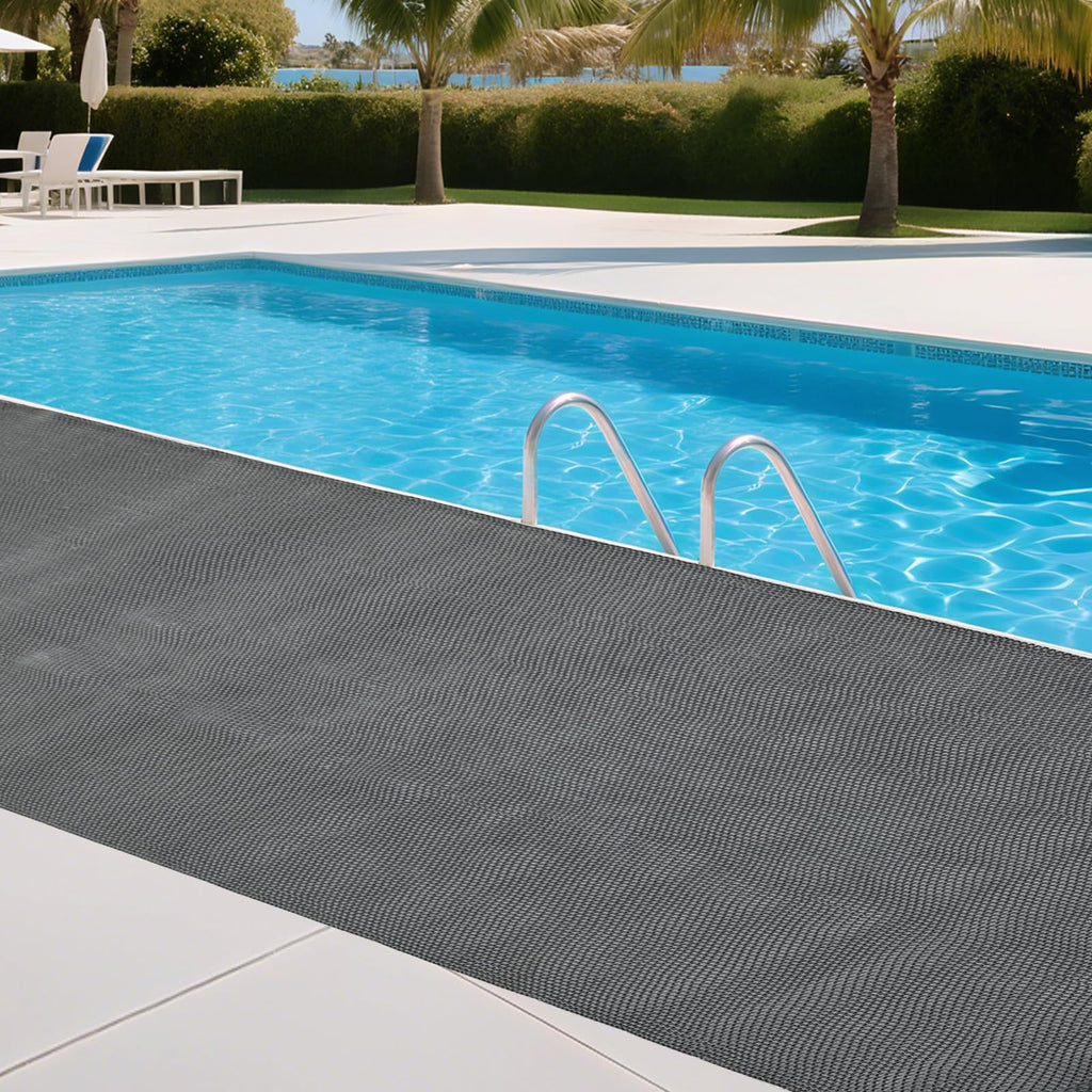 3 * 20 FT Drainage Non Slip Flooring Mats Swimming Pool Bathroom Anti-Fatigue Rubber Matting Heavy Duty Commercial Anti Slip Floor Mats for Garage Restaurant Sauna SPA