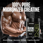 NutraBio Pure Micronized Creatine Monohydrate Powder Supplement, Unflavored, (1000 g) - Supports Bulk Muscle Energy, Recovery, and Strength - HPLC Tested Creatine Powder Supplement for Men and Women