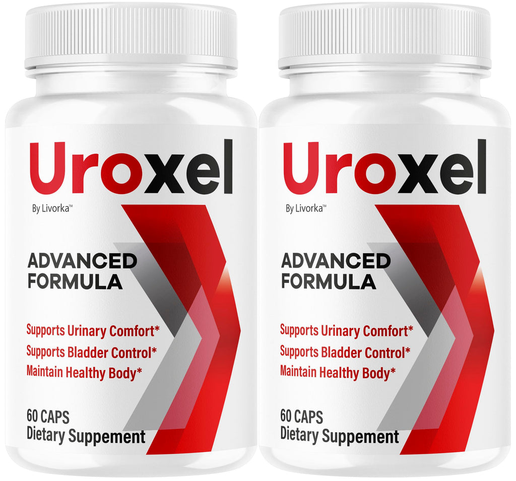 (2 Pack) Uroxel Capsules - Official Uroxel Support Premium Daily Advanced Formula Capsulas- Maximum Strength, All Natural Vitamins for Overall Health & Wellness Pastillas, 120 Capsules for 2 Months