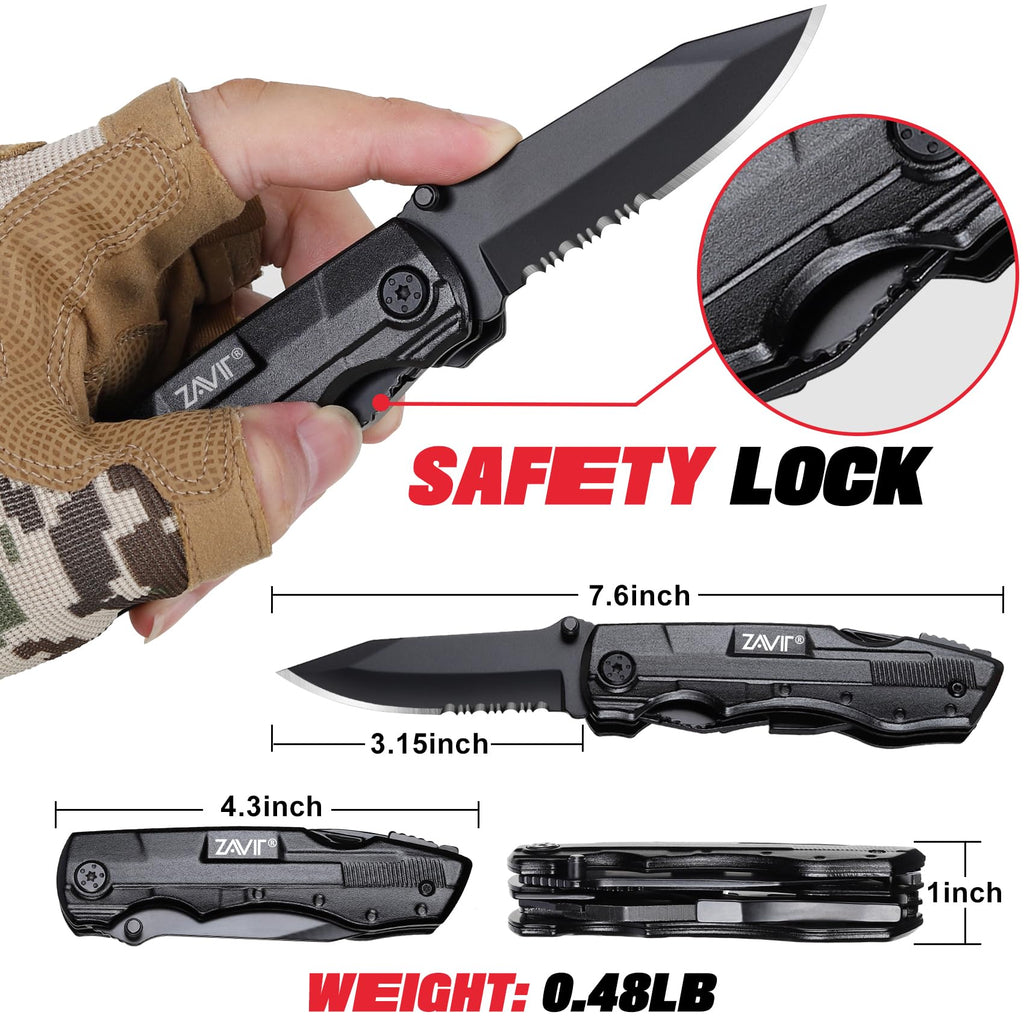 Gifts for Men Him Dad Husband, Multitool Knife, Mens Gifts for Christmas, Stocking Stuffers, Birthday Gift Ideas, Gadgets Gifts for Men Unique, Camping, Hunting