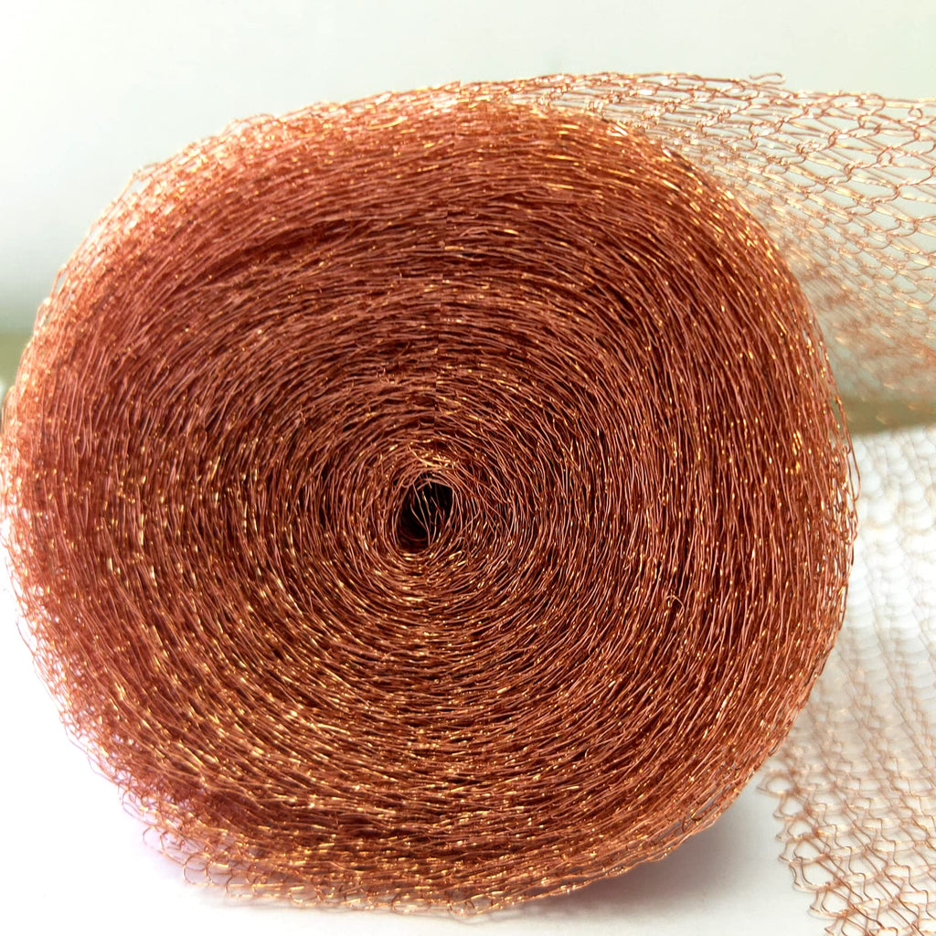 Copper Mesh Screen Chicken Wire Hardware Cloth Copper Wool Rodent Mesh Screen Copper Wire Mesh Screen Mesh Plant Protection 5 Inchx 32 Ft