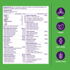 Paradise Herbs, ORAC Energy Greens Powder, Antioxidant Power of 24 Servings of Fruits & Vegetables in 1 Scoop, 120 Servings