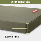 WORKPRO 17" Kneeling Pad with Removable Cover, Green