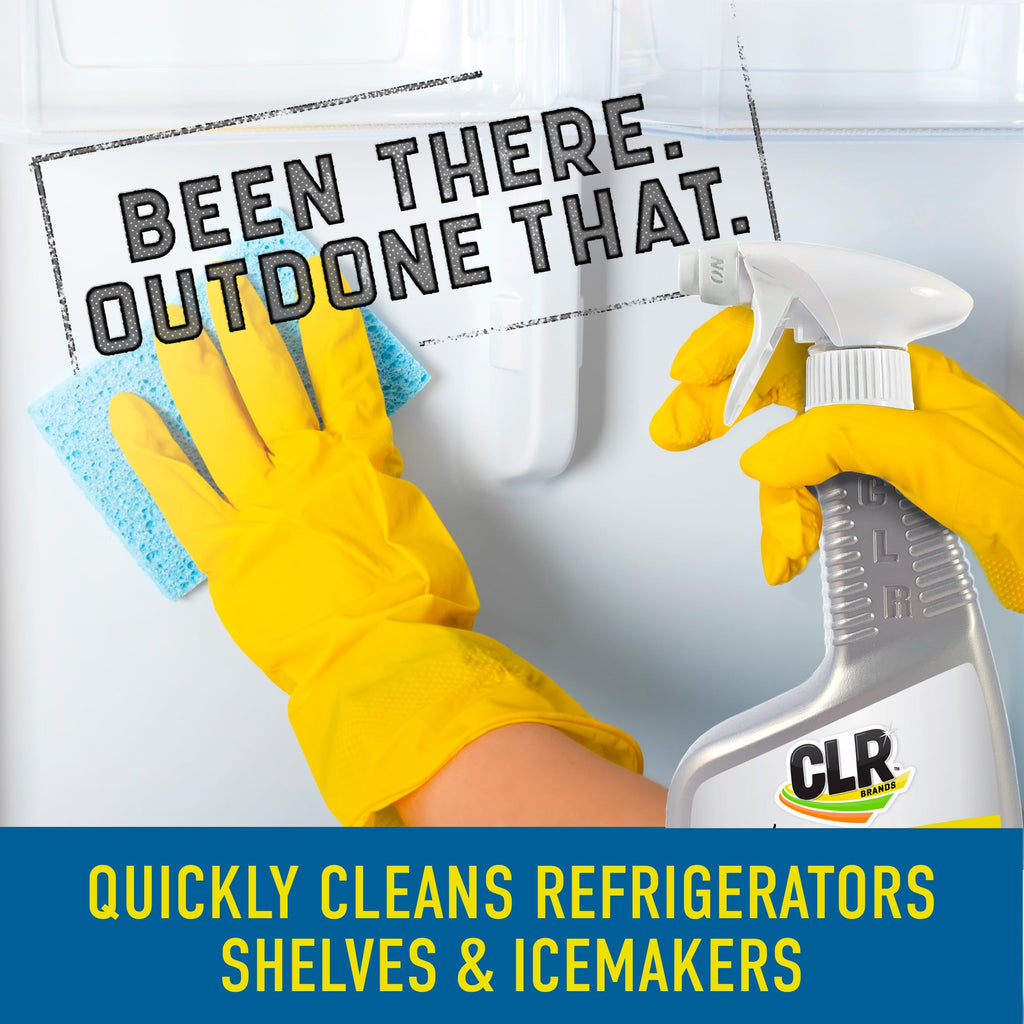 CLR Brands® Lime & Rust Remover, Blasts Calcium, Dissolves Lime, Zaps Stubborn Rust Stains and Hard Water, 22 Ounce Spray Bottle (Pack of 1)