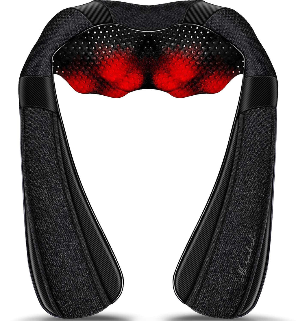 Shiatsu Neck and Shoulder Back Massager with Heat ��� Electric Deep Tissue Kneading Massage Pillow for Pain Relief and Relaxation ��� Perfect Gifts for Mother���s Day, Father���s Day, Birthdays, and Christmas