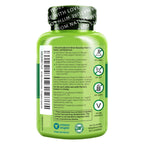 NATURELO Whole Food Brain Supplement - Brain Health Supplements for Memory & Focus Support - Enhance Brain Health Blend Supplement for Adults - 60 Vegetarian Capsules