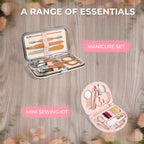 AOLRNALI Bridal Emergency Kit for Wedding Day, Wedding Essentials Survival Set for Team Bride, Must-Have 30+ Essentials Travel Kit with Makeup Bag