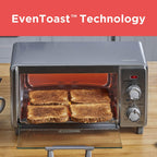 BLACK+DECKER 4-Slice Air Fry Toaster Oven, 5-in-1 Countertop Oven