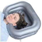 Circa Air Inflatable Hair Washing Basin For Bedridden - Wash Hair In Bed With Shampoo Basin. Portable Shampoo Bowl With Pillow For Extra Comfort. The Perfect Inflatable Sink For Locs Detox