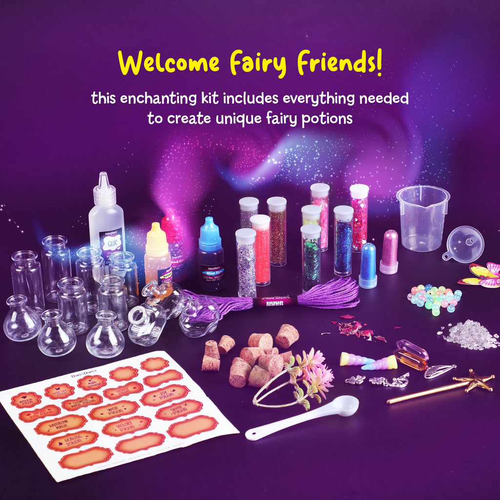 Fairy Magic Potion Kit for Kids - Magical Workshop Craft Kits - Girls Gifts