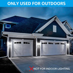 TORCHSTAR 4-Pack Dusk to Dawn LED Light Bulb Outdoor, A19, 5000K