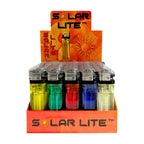 50-Pack Disposable Lighters with Stand and Box – Wholesale Bulk Set for Cigarettes, Candles, Campfires, and Stovetops - Free Additional 5PK with Purchase