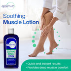 EPSOM-IT Soothing Muscle Lotion - Epsom Salt Magnesium Sulfate Cream Arnica for Muscle Stiffness, Topical Magnesium Lotion, Providing Comfort for Legs, Knee and Feet, 8.0 oz., 2-Pack