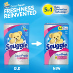 Snuggle Dryer Sheets, Spring Burst, 200 Count | Plus SuperFresh | Static Control | Odor Eliminating | Pack of 2