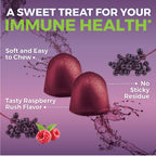 Viva Naturals Organic Sambucus Elderberry Gummies for Adults (120 Count) - 3in1 Black Elderberry Vitamin C and Zinc Immune Support Gummies, Chewable Elderberry Supplements, Zinc Immunity Gummies