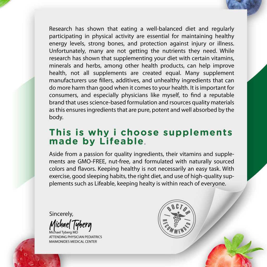 Lifeable Garlic Gummies - 2000 mg - Great Tasting Natural Flavor Gummy Vitamin Supplement - Gluten Free, Vegetarian, GMO Free Chewable - for Adults 90 Gummies