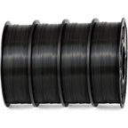 iSANMATE ASA 3D Printer Filament Bundle 4KG (8.8lbs), UV & Weather Resistant 3D Printer Filament Perfect for Outdoor Functional Parts, Black(4-Pack)