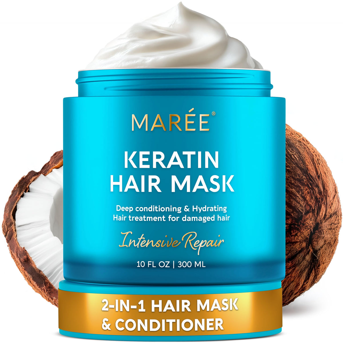 MAREE Deep Conditioning Hair Mask for Damaged Hair - Deep Hydrating Protein