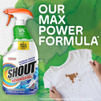 Shout Advanced Laundry Stain Remover Gel for Clothes Laundry, Breaks down stubborn, dried-in, and tough stains, 22oz Spray (Packaging May Vary)