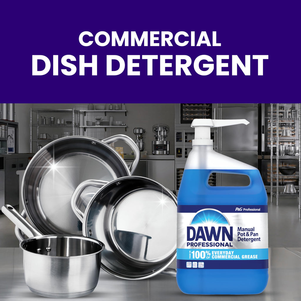 Dawn PRO Manual Pot and Pan Detergent, Dish Soap Liquid for Dishwashing by Hand, Bulk Concentrate for Commercial Use, 1 gal (Case of 2)