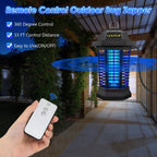 GOOTOP Remote Control Insect Zapper Outdoor Mosquito Zapper Fly Traps Fly Zapper Mosquito Killer 3 Pin Plug 90-130V ABS Plastic External