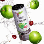 CELSIUS Sparkling Green Apple Cherry, Sugar Free Energy Drink, 12 Fl Oz (Pack of 12)