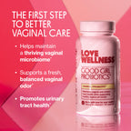 Love Wellness Good Girl Probiotics | Women’s Vaginal Health & pH Balance Supplement | 9-Strain Probiotic for Urinary Tract, Yeast, Odor & Immune Support | Gluten-Free (30-Day Supply)