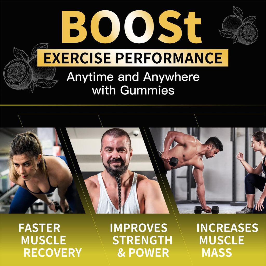 Nutravita NSF Certified Creatine Gummy - Creatine Monohydrate Gummies for Men & Women-5g of Creatine Monohydrate per Serving - Sugar Free,Vegan, Passion Fruit Flavor, 120 Count