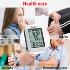 TempPro TP60 Digital Hygrometer Outdoor Thermometer Wireless Temperature and Humidity Gauge Monitor Room Thermometer with 500ft/150m Range Humidity Meter Temperature Indicators (Previously ThermoPro)