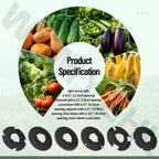 60009 60010 Optional Seed Plate Set for EarthWay 10001 1001-B Garden Seeder, Fits Light Carrot, Popcorn, Cucumber, Lima Bean, Broccoli & Blank Customizable Seed Plate