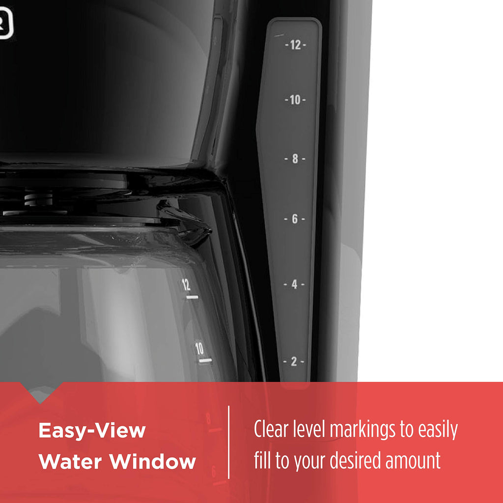 BLACK+DECKER 12-Cup Drip Coffee Maker with Vortex Brewing