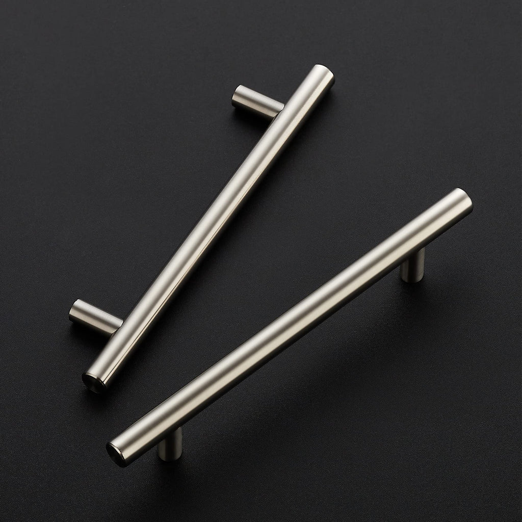 Ravinte 10 Pack | 7.38'' Cabinet Pulls Brushed Nickel Stainless Steel Kitchen Cupboard Handles Cabinet Handles 7.38”Length, 5” Hole Center