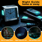 High Brightness Glow in the Dark Tape for Safety Marking, Art Craft DIY, Christmas Deco and Party Accessories. Non-Toxic Adhesive, Waterproof Rechargeable Luminous Tape Blue-Green Light (2 in X 30 ft)