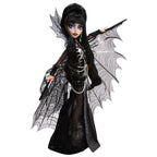 Monster High Doll, Elvira, Mistress of The Dark Collectible in Black Faux Leather Dress with Silvery Batwing Cape and Premium Accessories