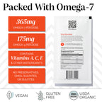 sibu Sea Buckthorn Omega-7 Softgels (90-Day Refill Sachet) – Supplement for Healthy Skin, Hair, Nails and Dryness