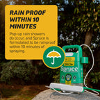 Spruce Weed & Grass Killer₃ Kit, Power Wand, 2 AA Batteries Included, 64 Oz