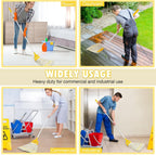 VOUBIEN Commercial Industrial Mop Heavy Duty with 3 Replacement Head