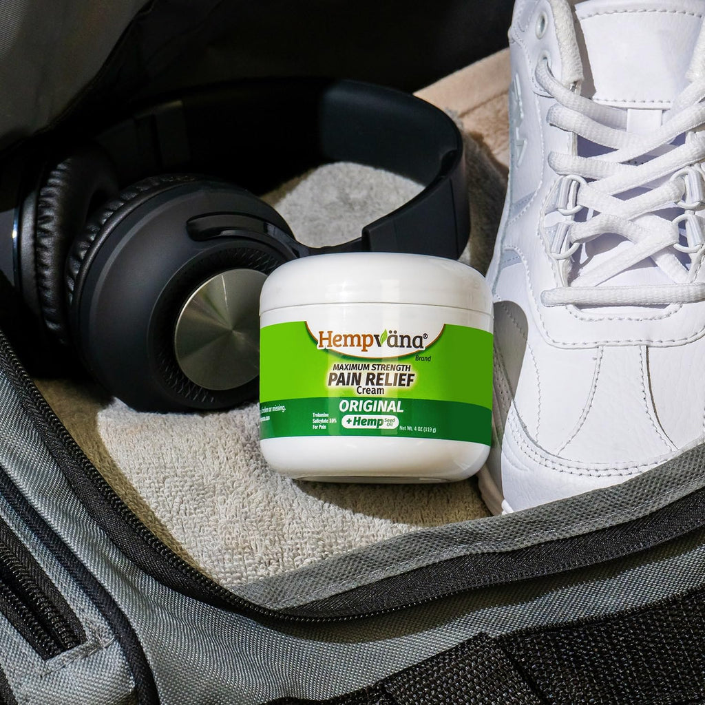 BulbHead As Seen On TV Hempvana Original Relief Cream Maximum Strength, The Hemp Cream for Muscle Joint Back Knee Shoulder Neck Elbow Hand Foot