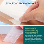 NanaCare Clear Medical Tape Waterproof, 4 Rolls - 1 inch x 10 yds