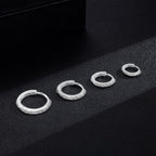 Carffordo 925 Sterling Silver Hoop Earrings for Women Small Huggie Earrings