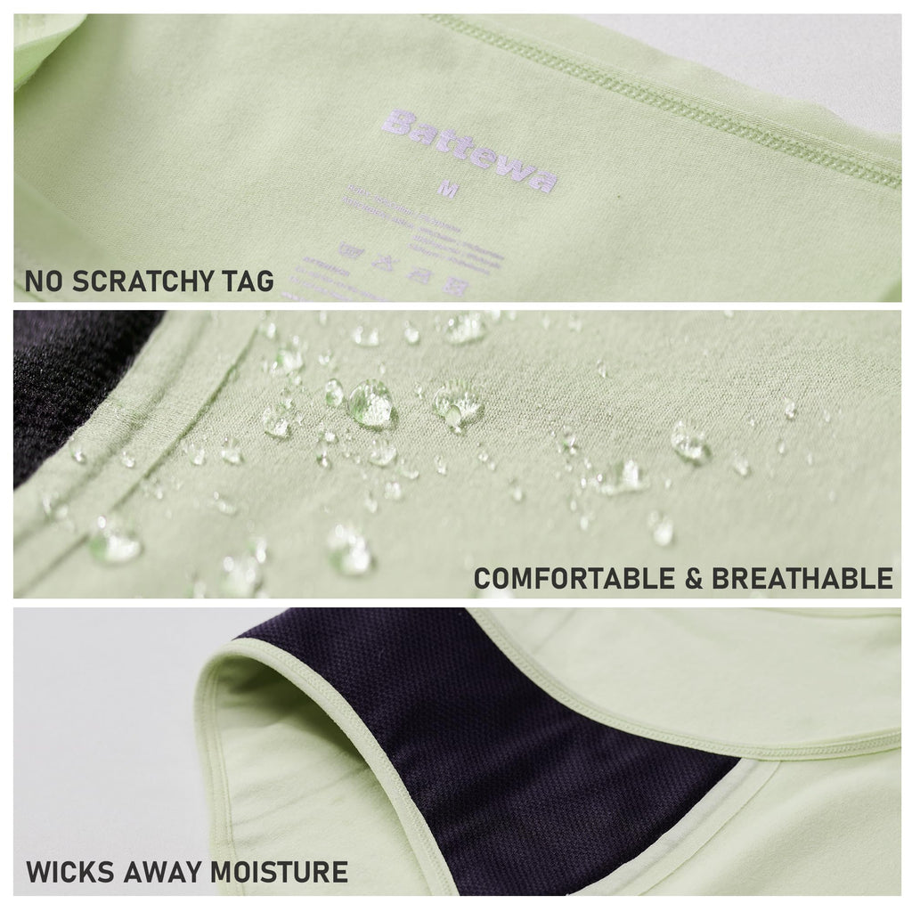 BATTEWA Washable Absorbency Incontinence Regular Underwear for Women, Reusable Leak Proof Protection Panties for Bladder Leakage(5Color, X-Large, 5 Pack)