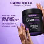 Leverage Mixed Berries Anti–Aging Supplement & Longevity Mix - Daily Wellness Multivitamin Powder with Hyaluronic Acid, L-Glycine & Magnesium for Skin, Energy, Cognitive Function & Joint–30 Servings