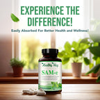 HealthyWayRx 1500mg SAM-e Supplement - High Strength S-Adenosyl-L-Methionine Capsules 1500mg per Serving for Joint Brain Liver and Mood Support - Non-GMO High Absorption Same Supplement (90 Count)