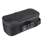 FIREDOG Smell Proof Bag with Lock, Carbon Lined Smell Proof Case Containers for Travel Storage (Black, 8x4x2.75 Inch)