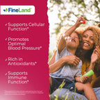 FineLand Pomegranate Extract 20:1, 40% Ellagic Acid Standardized, Antioxidant Supplement for Cellular & DNA Health, 120 Veg Capsules, 4-Month Supply