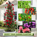 2 Pack Cucumber Trellis, 4FT Cucumber Trellis for Raised Bed, Garden Obelisk Trellis for Climbing Plants Outdoor Rustproof Plants Support for Flower Vine Vegetable Tomato Cage,Potted Plants