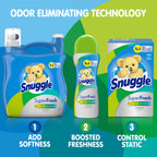 Snuggle SuperFresh Fabric Softener Dryer Sheets, Morning Breeze, Long-Lasting Fresh&Clean Scent, Tackles Pet Odor, Helps Repel Pet Hair, Reduces Static&Fights Wrinkles, HE Safe,200 Count (Pack of 6)