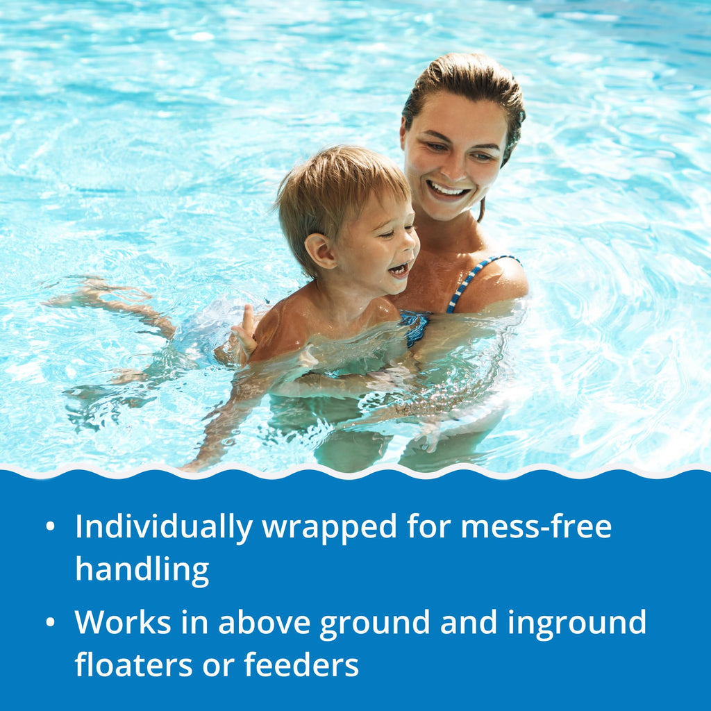 In The Swim 3 inch 5-in-1 Super Multi-Tabs – Swimming Pool Sanitizer – Chlorine - Algaecide - Stabilizer - Clarifier - 9 Pounds